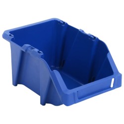 Bac de rangement empilable 250 pcs 103x165x76 mm Bleu 549223549223