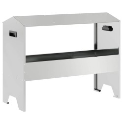 Trough d'alimentation pour le bétail Argent 79 x 35 x 62 cm 549228549228