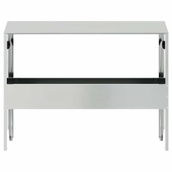 Trough d'alimentation pour le bétail Argent 79 x 35 x 62 cm 549228549228
