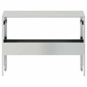 Trough d'alimentation pour le bétail Argent 79 x 35 x 62 cm 549228549228