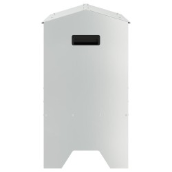 Trough d'alimentation pour le bétail Argent 79 x 35 x 62 cm 549228549228