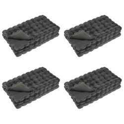 Couverture antidérapante en fausse de lapin Olite 4 pcs 549267549267