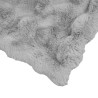 Couverture antidérapante en fausse de lapin Olite Gris 549275549275