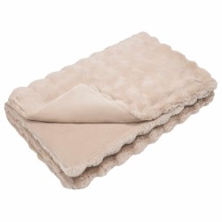 Couverture antidérapante en fausse de lapin Olite 4 pcs Beige 549278549278
