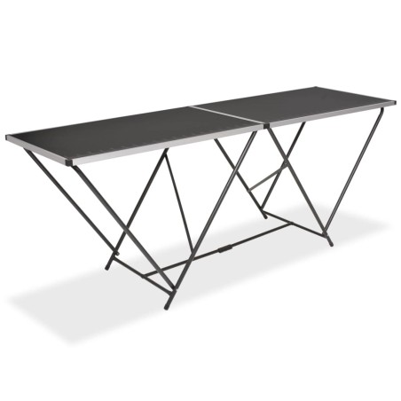 Table pliable de collage MDF et aluminium 200 x 60 x 78 cm 549280549280