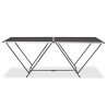 Table pliable de collage MDF et aluminium 200 x 60 x 78 cm 549280549280