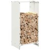 Portant de bois chauffage blanc 40x30x80 cm 549284549284