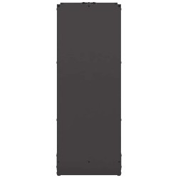 Portant de bois chauffage noir 40x30x80 cm 549288549288