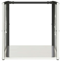 Portant de bois de chauffage 40x40x40 cm acier inoxydable 549289549289