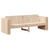 Canapé de jardin Naturel 185,5 x 60 x 62 cm Bois de pin massif 549300549300