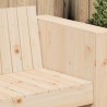 Canapé de jardin Naturel 185,5 x 60 x 62 cm Bois de pin massif 549300549300