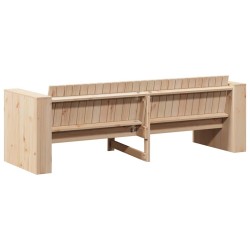 Canapé de jardin Naturel 185,5 x 60 x 62 cm Bois de pin massif 549300549300