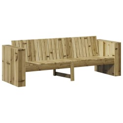 Canapé de jardin Marron 185,5 x 60 x 62 cm Bois de pin massif 549303549303