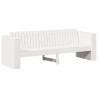 Canapé de jardin Blanc 185,5 x 60 x 62 cm Bois de pin massif 549305549305