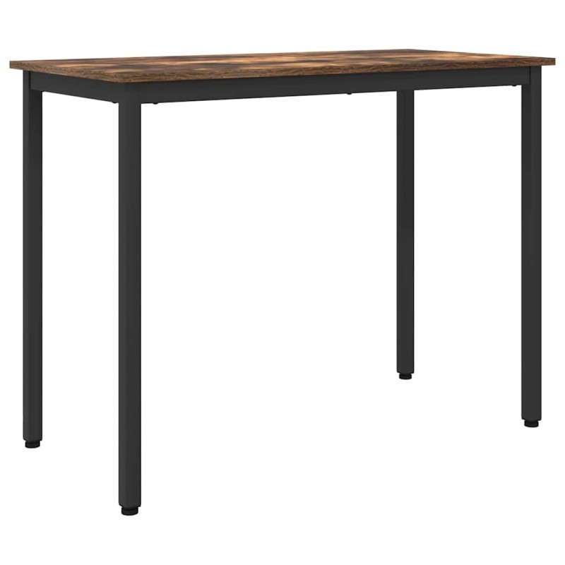 table Chêne fumé 100 x 50 x 76,5 cm Bois d'ingénierie et acier 549313549313