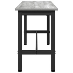 Banc de salle à manger Gris Sonoma 100 x 32,5 x 48,5 cm 549315549315