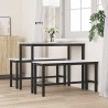 Banc de salle à manger 2 pcs Blanc 100 x 32,5 x 49 cm 549323549323