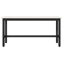 Banc de salle à manger Blanc 100 x 32,5 x 49 cm 549325549325