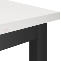 Banc de salle à manger Blanc 100 x 32,5 x 49 cm 549325549325