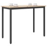 table Naturel 100 x 50 x 77 cm Bois d'ingénierie et acier 549326549326