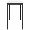 table Blanc 100 x 50 x 77 cm Bois d'ingénierie et acier 549327549327