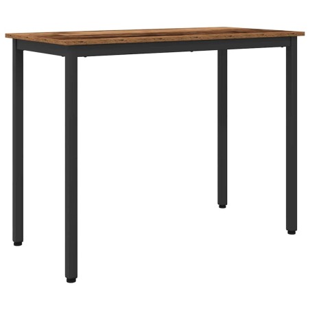 table Bois ancien 100 x 50 x 76,5 cm Bois d'ingénierie et acier 549332549332