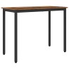 table Bois ancien 100 x 50 x 76,5 cm Bois d'ingénierie et acier 549332549332