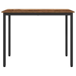 table Bois ancien 100 x 50 x 76,5 cm Bois d'ingénierie et acier 549332549332