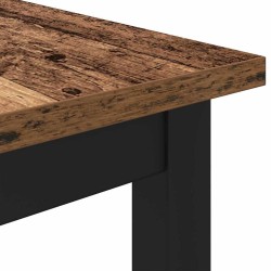 table Bois ancien 100 x 50 x 76,5 cm Bois d'ingénierie et acier 549332549332
