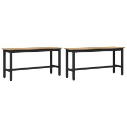 Banc de salle à manger 2 pcs Chêne artisanal 549335549335