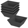 Cache-pot de jardin 5 pcs Noir 40 x 40 x 15 cm 549348549348