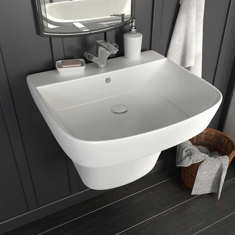 Lavabo Blanc 50 x 45 x 41 cm Céramique Émaillée 549388549388