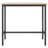 table Naturel 100 x 50 x 91 cm Bois d'ingénierie et acier 549393549393