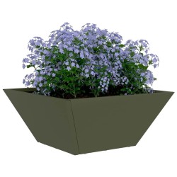 Cache-pot de jardin 5 pcs Vert olive 35 x 35 x 15 cm 549398549398