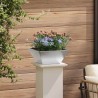 Cache-pot de jardin Argent 35 x 35 x 15 cm Acier inoxydable 549399549399