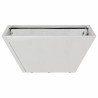 Cache-pot de jardin Argent 35 x 35 x 15 cm Acier inoxydable 549399549399
