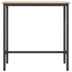 table Naturel 100 x 40 x 101 cm Bois d'ingénierie et acier 549409549409