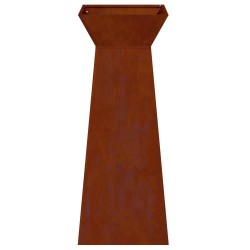 Jardinière à pilier Argent 40 x 40 x 100 cm 549422549422