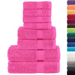 Ensemble de serviettes de qualité supérieure SOLUND 8 pcs rose 549426549426