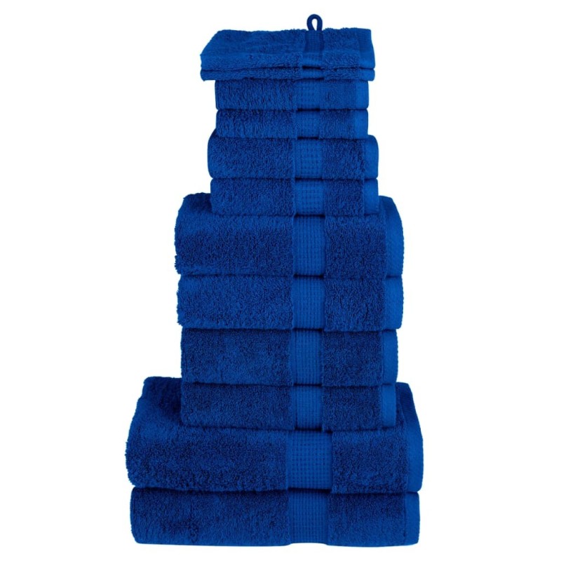 Ensemble de serviettes de qualité supérieure SOLUND 12 pcs bleu 549429549429
