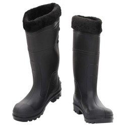 Bottes de pluie avec chaussettes amovibles noir taille 39 PVC 549445549445