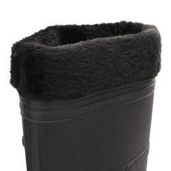 Bottes de pluie avec chaussettes amovibles noir taille 39 PVC 549445549445