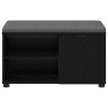 Banc d'entrée avec coussin Chêne Noir 80 x 38 x 46 cm 549452549452
