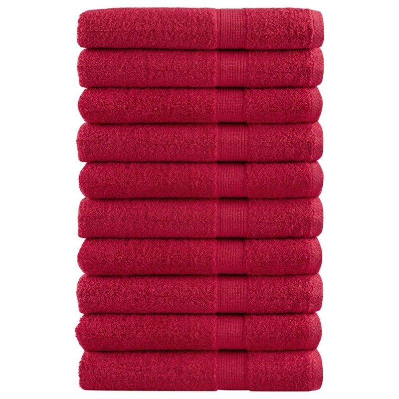 Serviettes de sauna de qualité supérieure SOLUND 10 pcs rouge 549474549474
