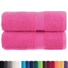 Serviettes de toilette Premium SOLUND 2 pièces Rose 30 x 30 cm 600 g/m² 549483549483