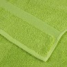 Serviettes de toilette Premium SOLUND 2 pièces Vert pomme 30 x 30 cm 600 g/m² 549490549490