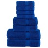 Ensemble de serviettes de qualité supérieure SOLUND 8 pcs bleu 549502549502