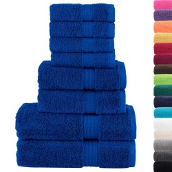 Ensemble de serviettes de qualité supérieure SOLUND 8 pcs bleu 549502549502