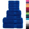 Ensemble de serviettes de qualité supérieure SOLUND 8 pcs bleu 549502549502