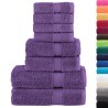 Ensemble de serviettes de qualité supérieure SOLUND 8pcs violet 549504549504